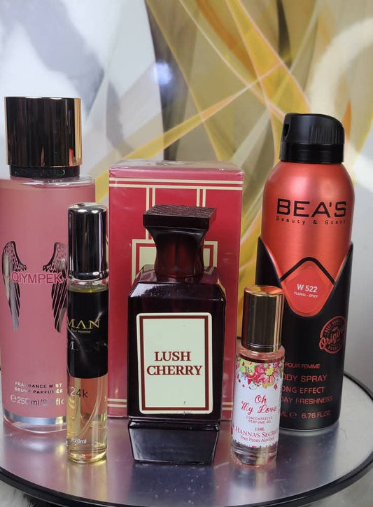 Box parfum féminin cherry