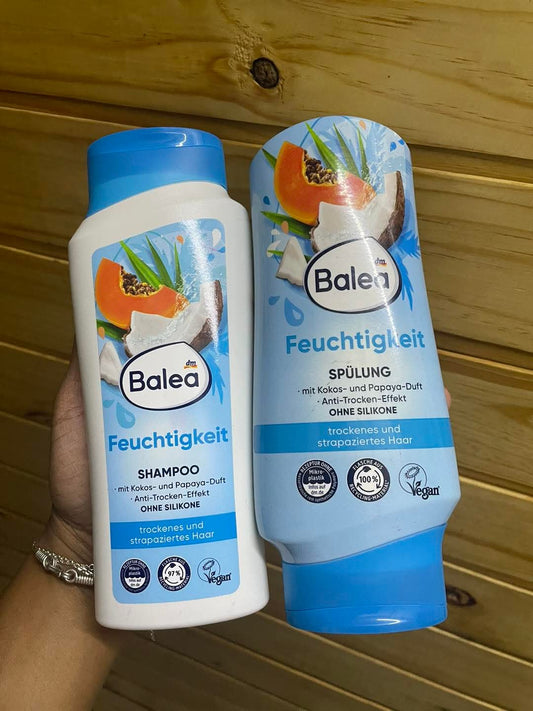 Champoing et après champoing balea
