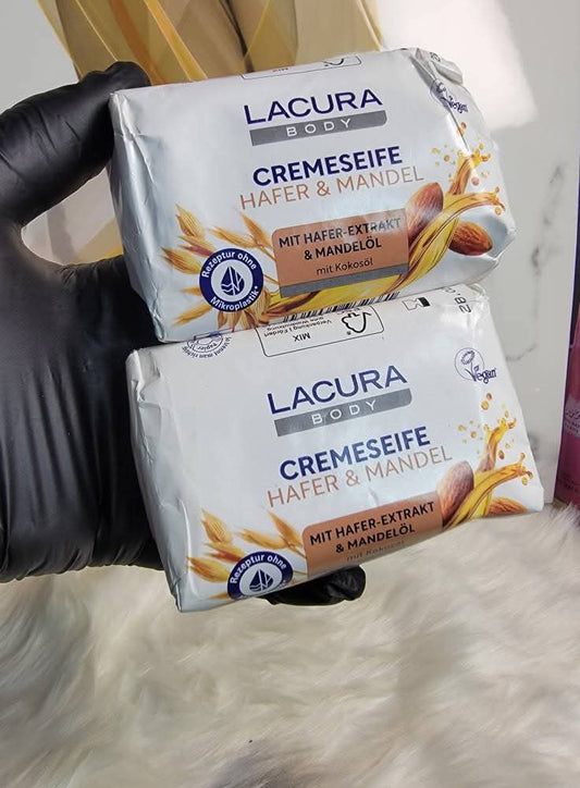 Savon lacura amande & avoine le duo